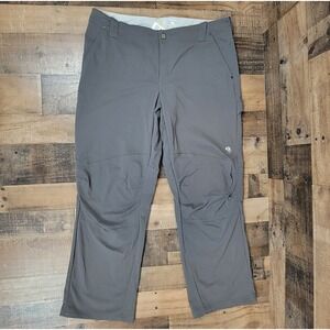 Mountain Hardwear Piero Nylon Pant Gray Hiking Camping Outdoor Trail Mens 40x33
